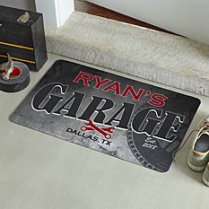 His Garage Doormat